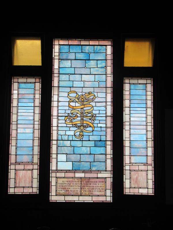 Breed Memorial Window:  ornamental window