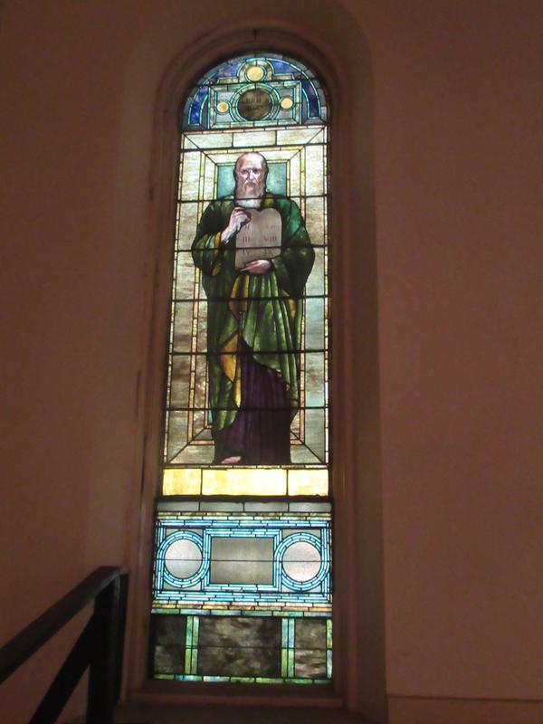 Cuyler Memorial Window:  Moses the Law Giver