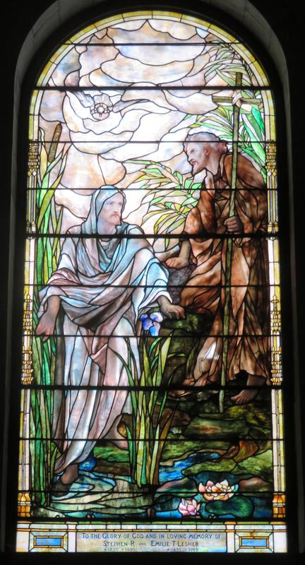 Lesher Memorial Window:  Baptism