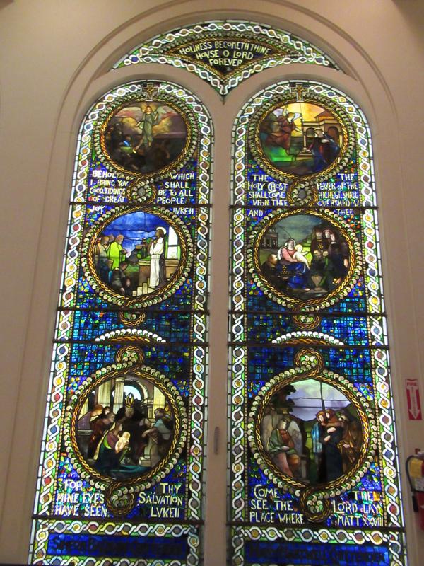 Chittenden Memorial Window:  Scenes in the Life of Christ