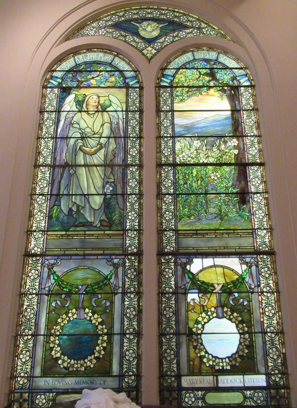 Cotton Memorial Window:  The Resurrection Angel