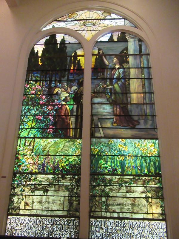 Stillman Memorial Window:  The Valiant Woman