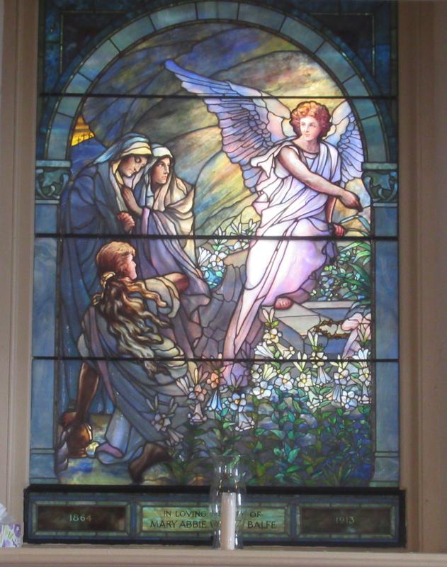 Balfe Memorial Window:  The Empty Tomb