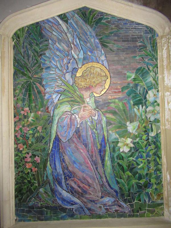 Hoppin Memorial Reredos:  altar and reredos