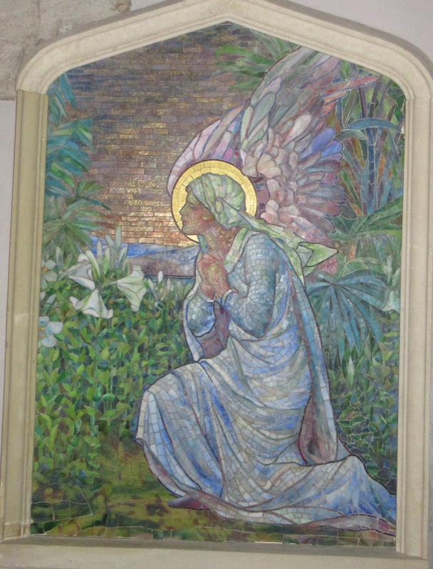Hoppin Memorial Reredos:  altar and reredos