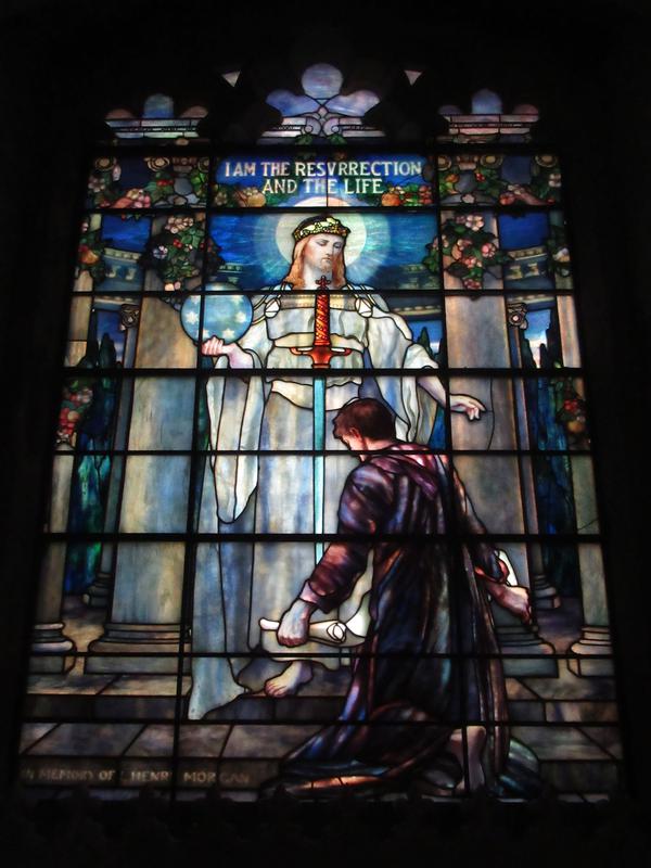 Morgan Memorial Window:  St. John of Patmos