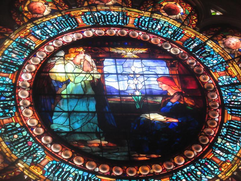 Mudge Memorial Window:  The Annunciation