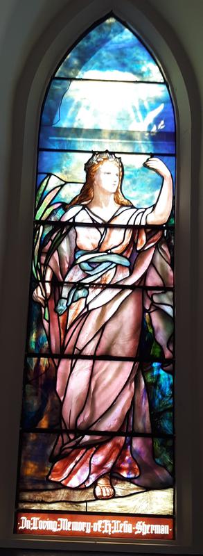 Sherman Memorial Window:  Hope