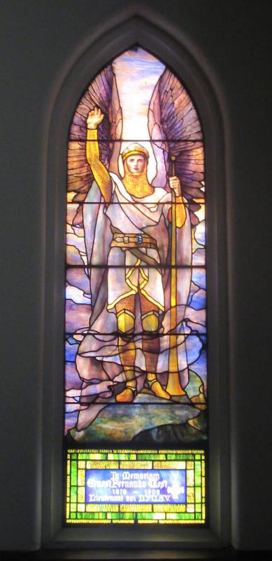 West Memorial Window:  Angel of Resurrection