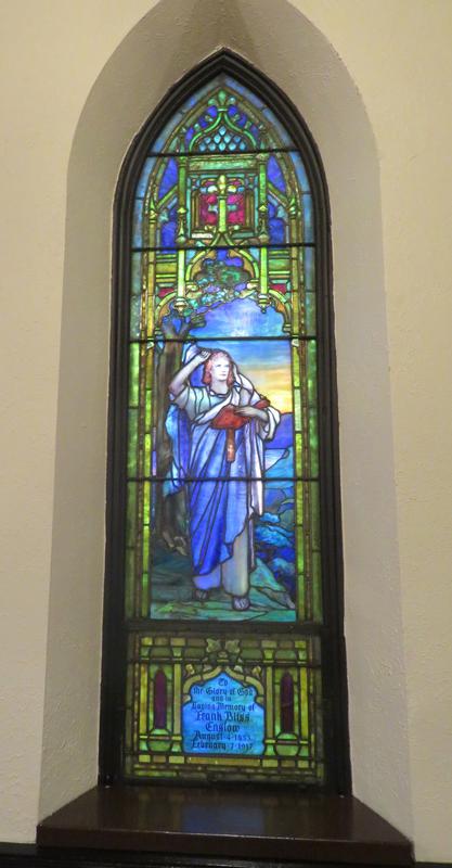 Enslow Memorial Window:  The Scripture Reader