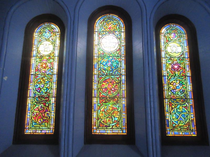 Parsons Memorial Window:  ornamental triptych