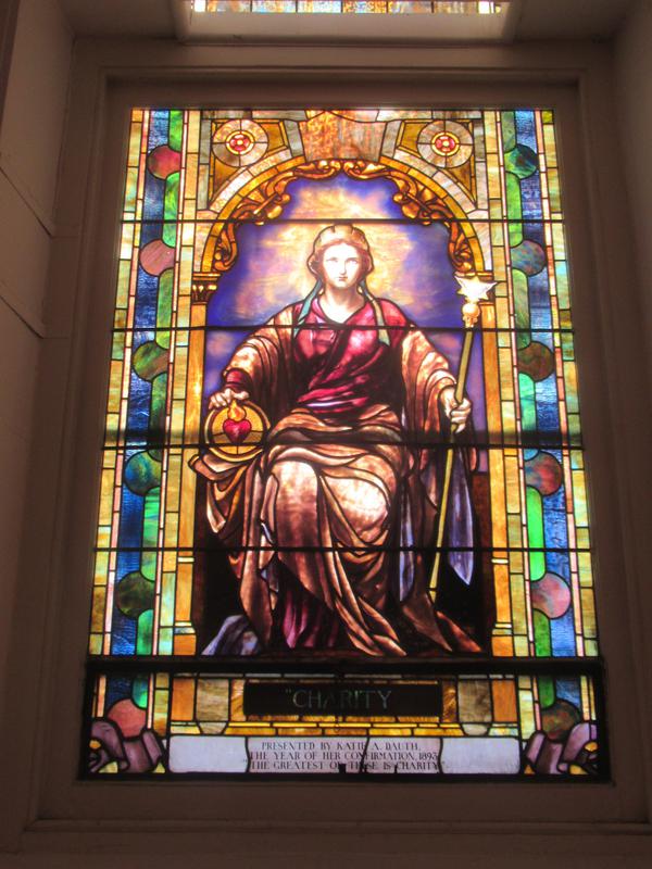 Dauth Memorial Window:  Charity