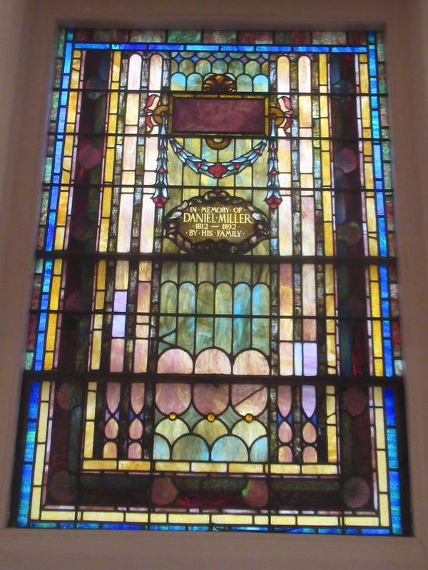 Miller Memorial Window:  ornamental