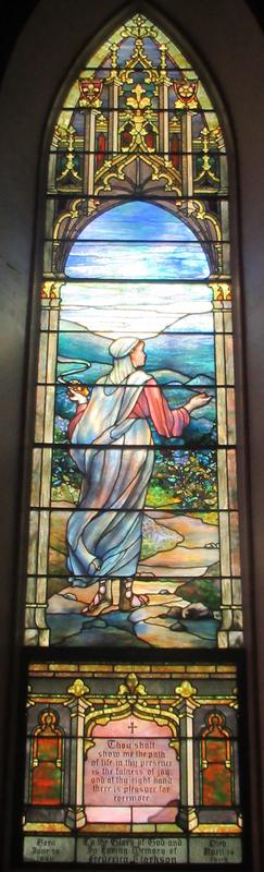 Clarkson Memorial Window:  Christian Pathway
