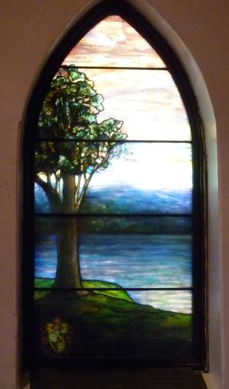 Livingston Memorial Window:  landscape