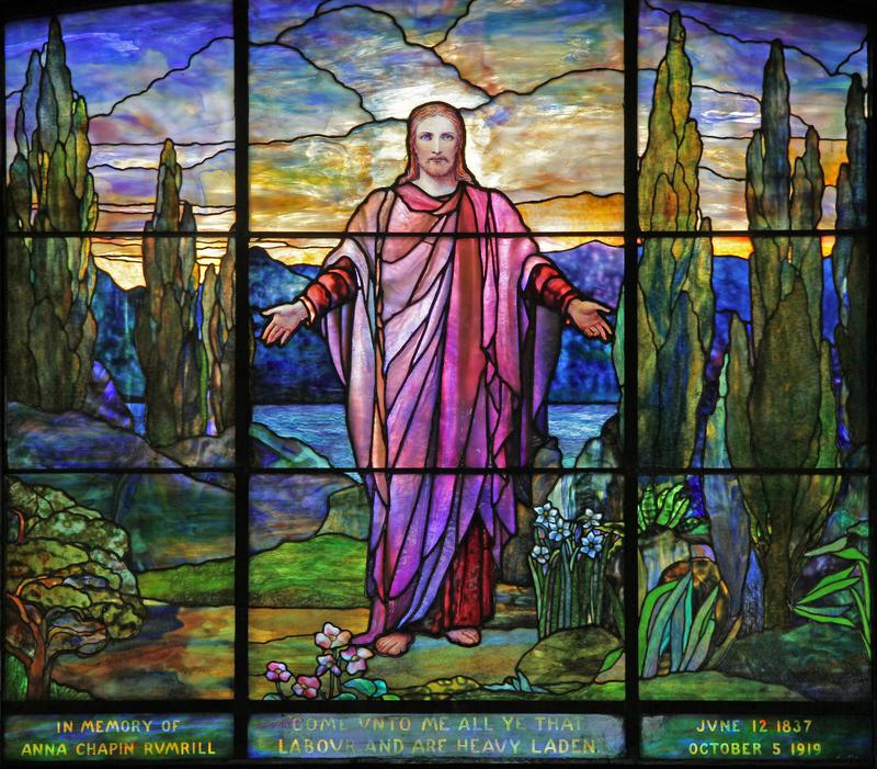 Rumrill Memorial Window:  Come Unto Me