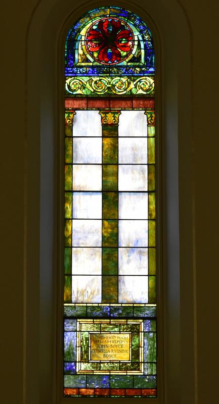 Boyce Memorial Window:  ornamental