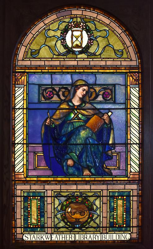 Memorial Window:  Clio the Muse of History