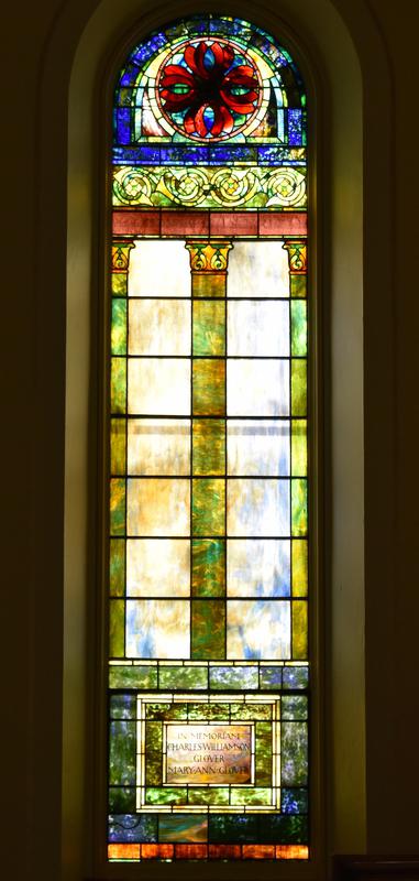 Glover Memorial Window:  ornamental