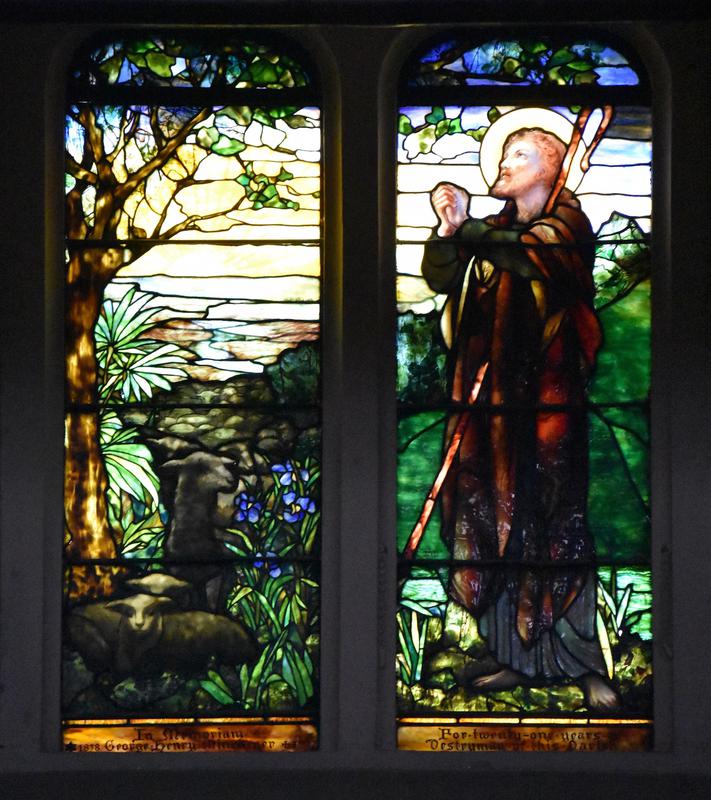 Minchener Memorial Window:  Prayer of Good Shepherd