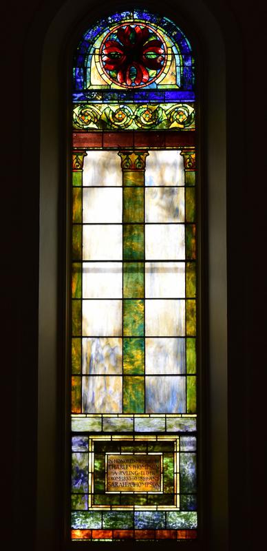 Thompson Memorial Window:  ornamental