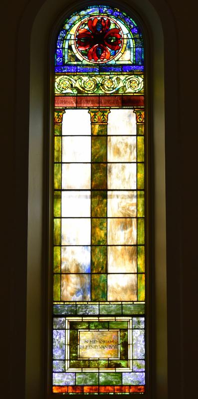 Van Tuyl Memorial Window:  ornamental