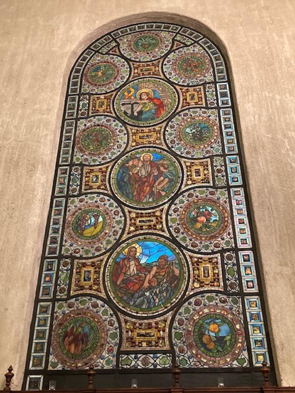 three medallion mosaics