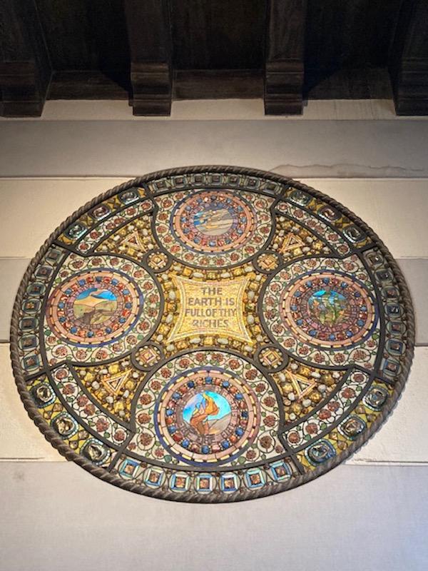 rose medallion mosaic