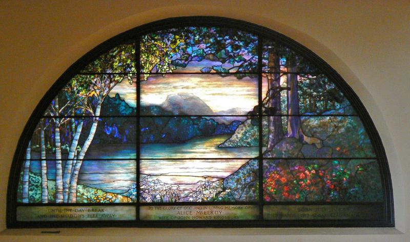 Kingsbury Memorial Window:  Until the Day Break