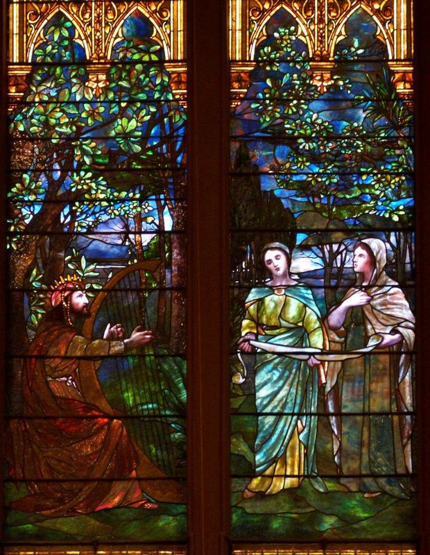Fuller Memorial Window:  King David, Psalms of David