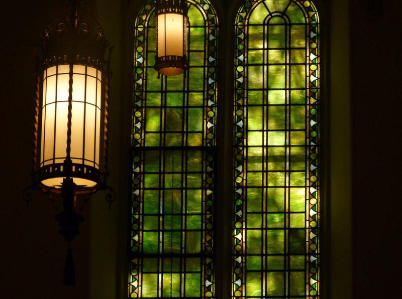 ornamental windows, green