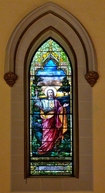 Prendergast Memorial Window:  Sacred Heart of Jesus