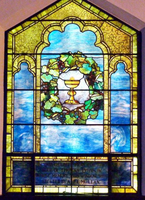Lyons Memorial Window:  Blessed Sacrament