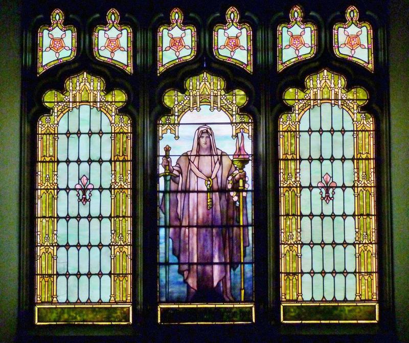 Founders Memorial Window:  Truth