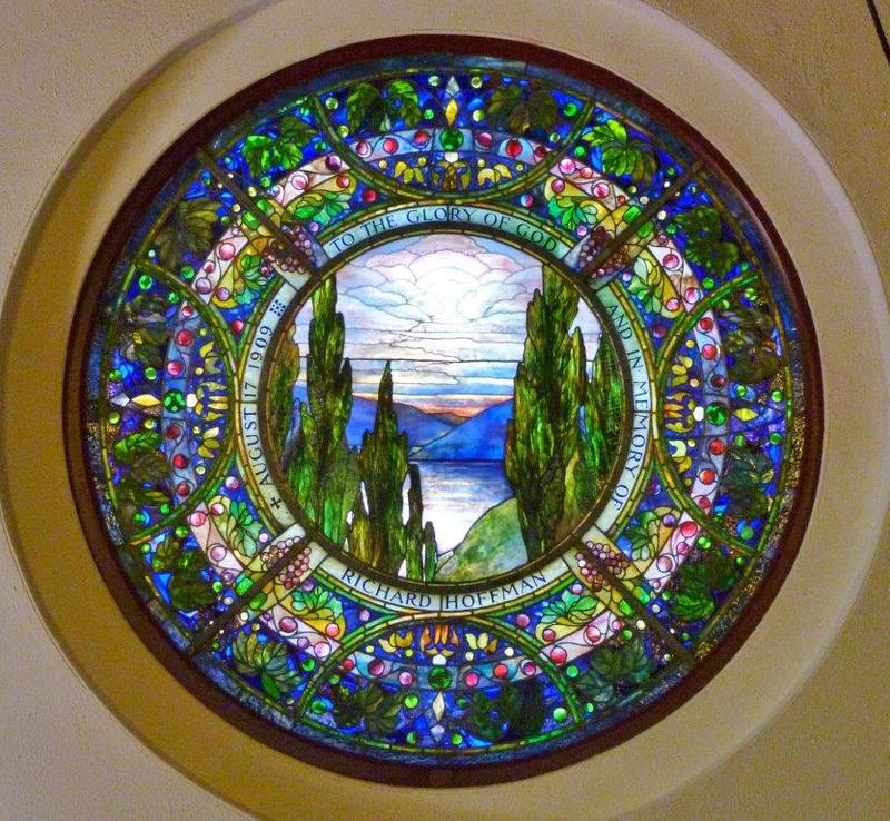Hoffman Memorial Window:  landscape