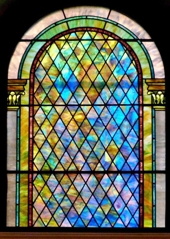 Woods Memorial Window:  Jesus by the Sea of Galilee