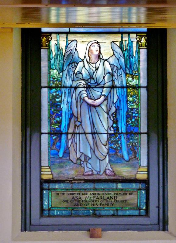McFarland Memorial Window:  The Angel of the Lord