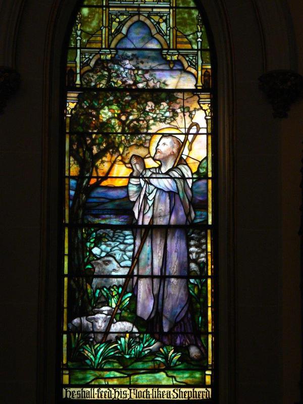 McDermott Memorial Window:  Jesus the Good Shepherd