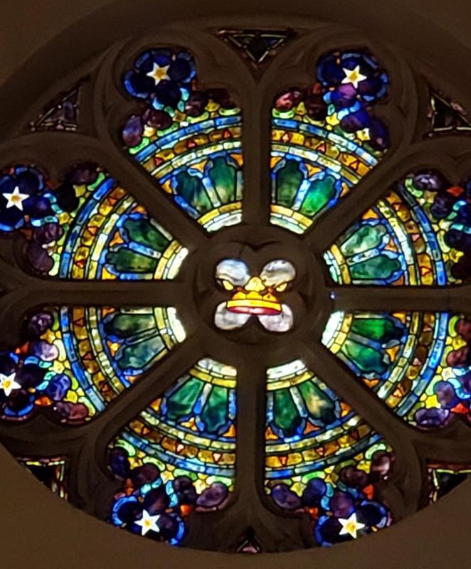 Wanamaker Memorial Window:  ornamental