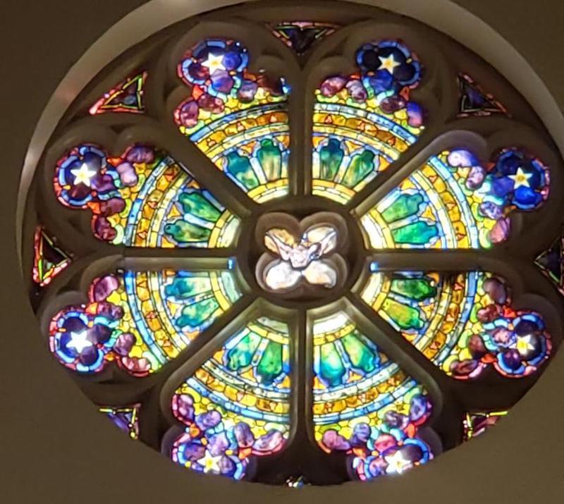 Wanamaker Memorial Window:  ornamental