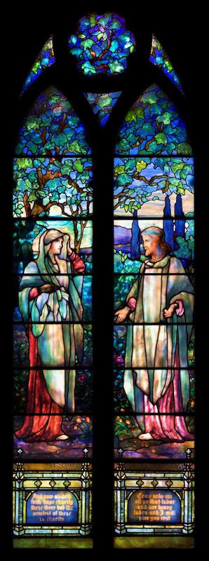 Bain Memorial Window:  Christ and Charity