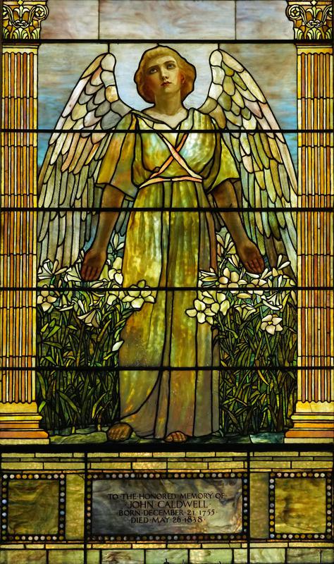 Caldwell Memorial Window:  Resurrection Angel
