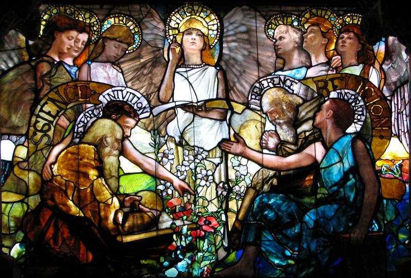 Lusk Memorial Window:  Education