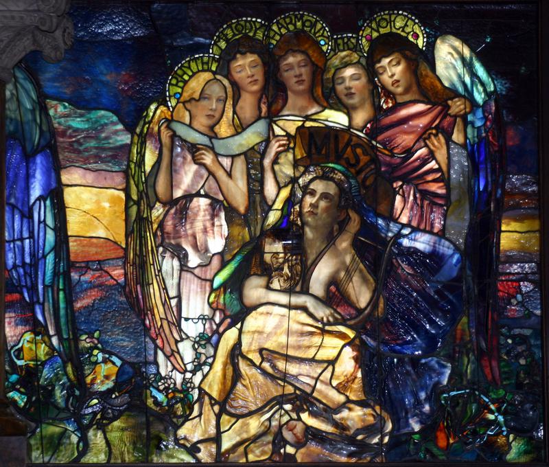 Lusk Memorial Window:  Education