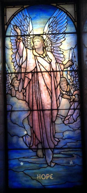 Stevenson Memorial Window:  Angel of Hope