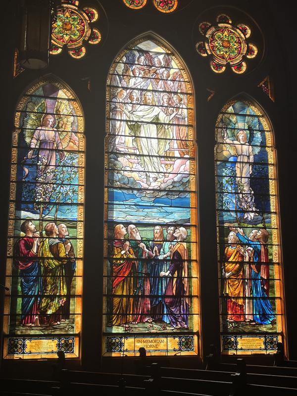 Horne Memorial Window:  The Ascension
