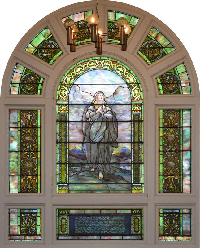 Thompson Memorial Window:  angel