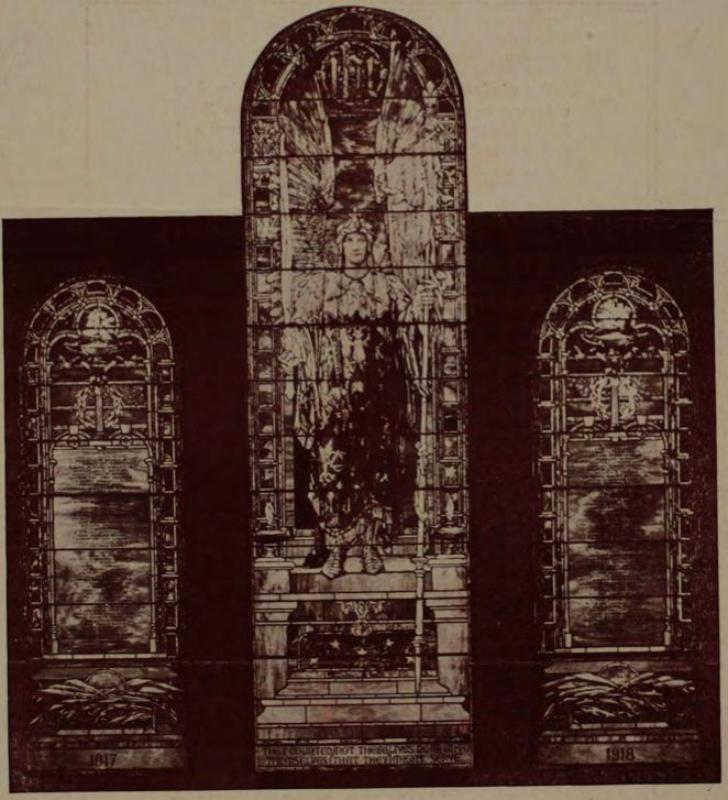 War Memorial Window:  Archangel Michael