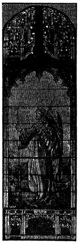 Southworth Memorial Window:  Recording Angel