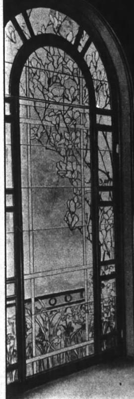 Stillman Memorial Window:  ornamental